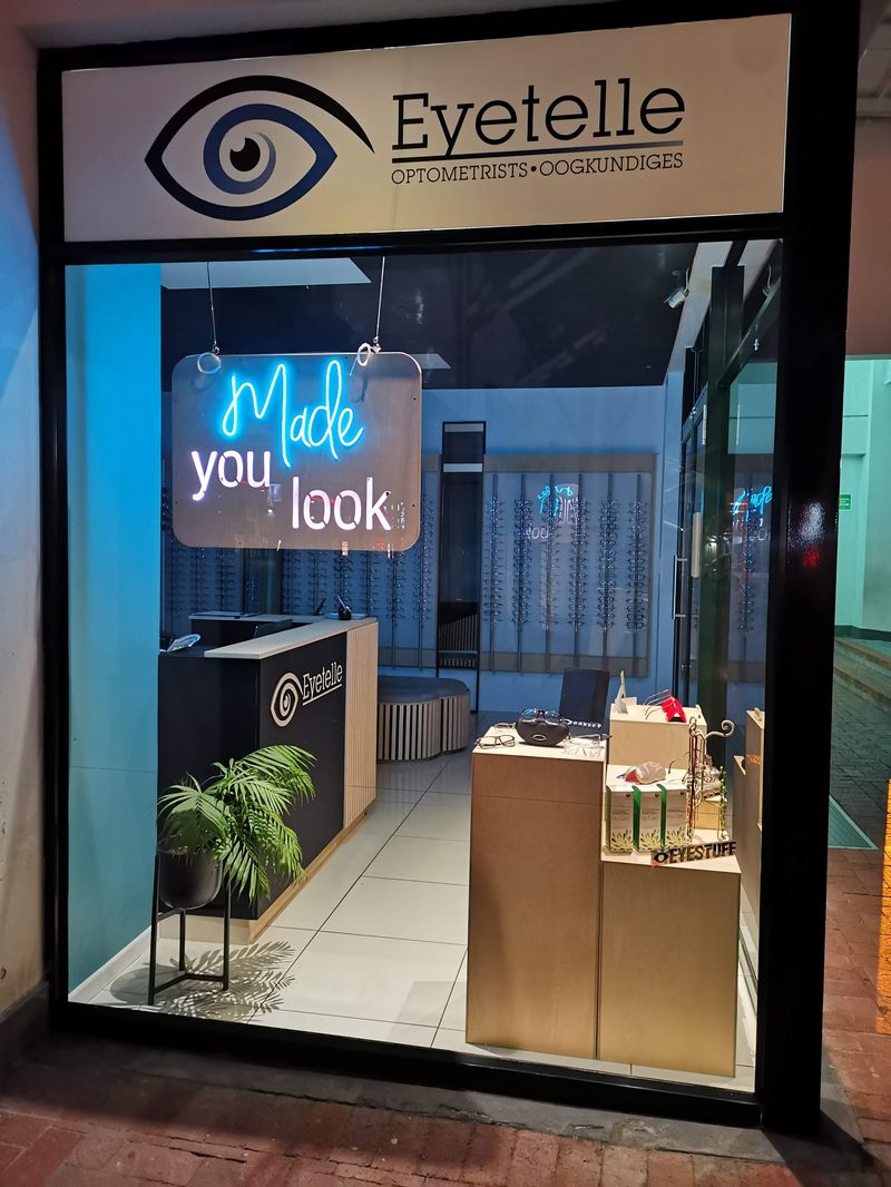 Eyewear showroom with Ray-Ban and Oakley frames